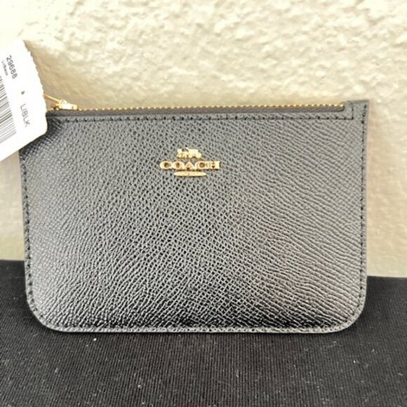 Coach Accessories - Coach Black Leather card Case EUC